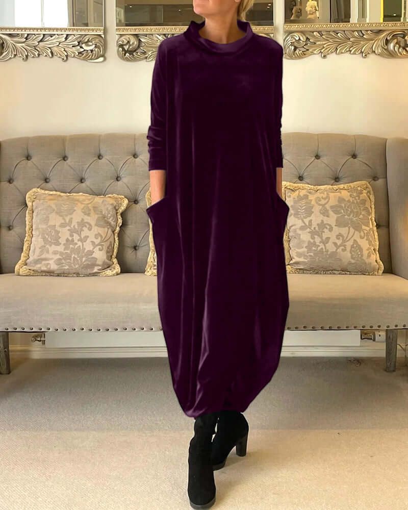 Nathalie - Wunderschönes Samtkleid