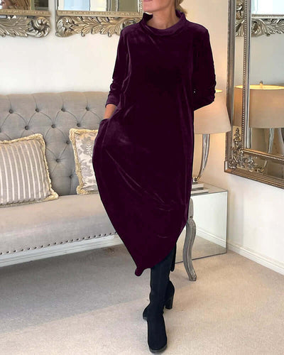Nathalie - Wunderschönes Samtkleid