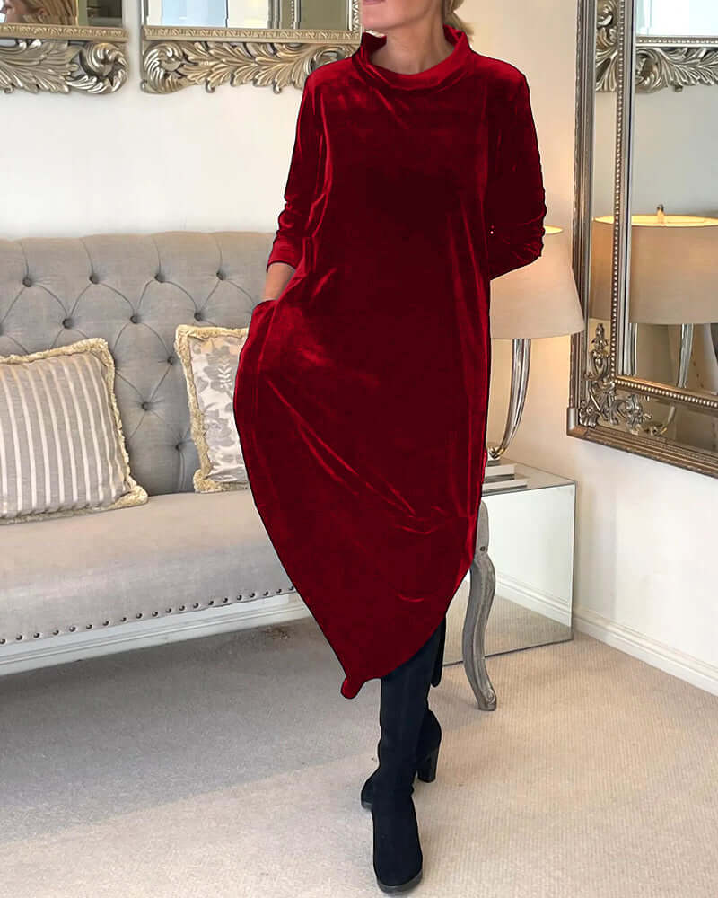 Nathalie - Wunderschönes Samtkleid
