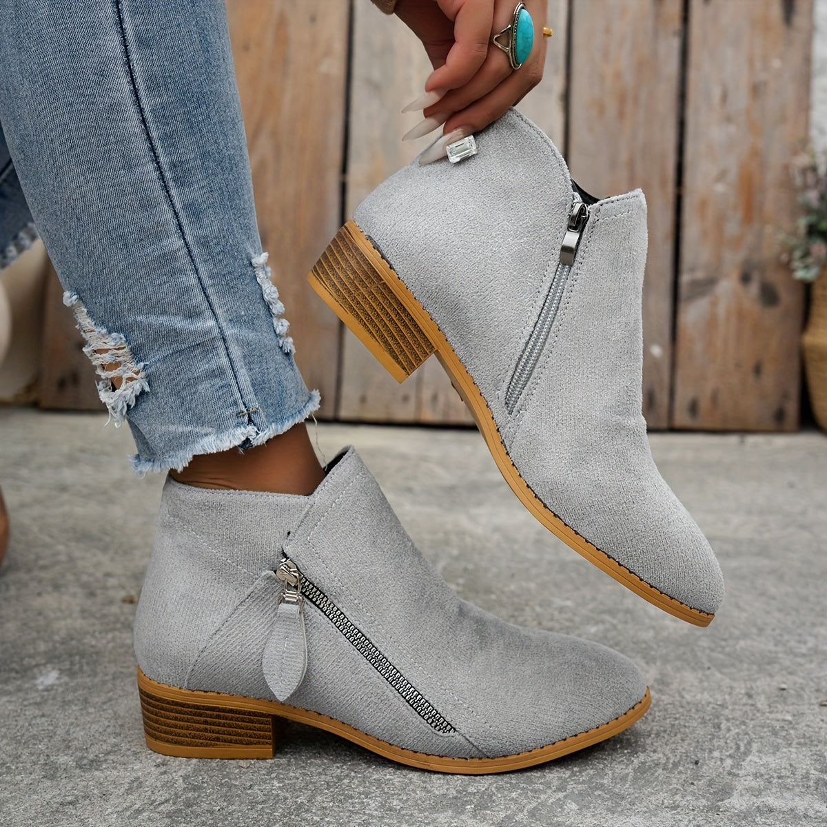 Trendige Damen Stiefeletten