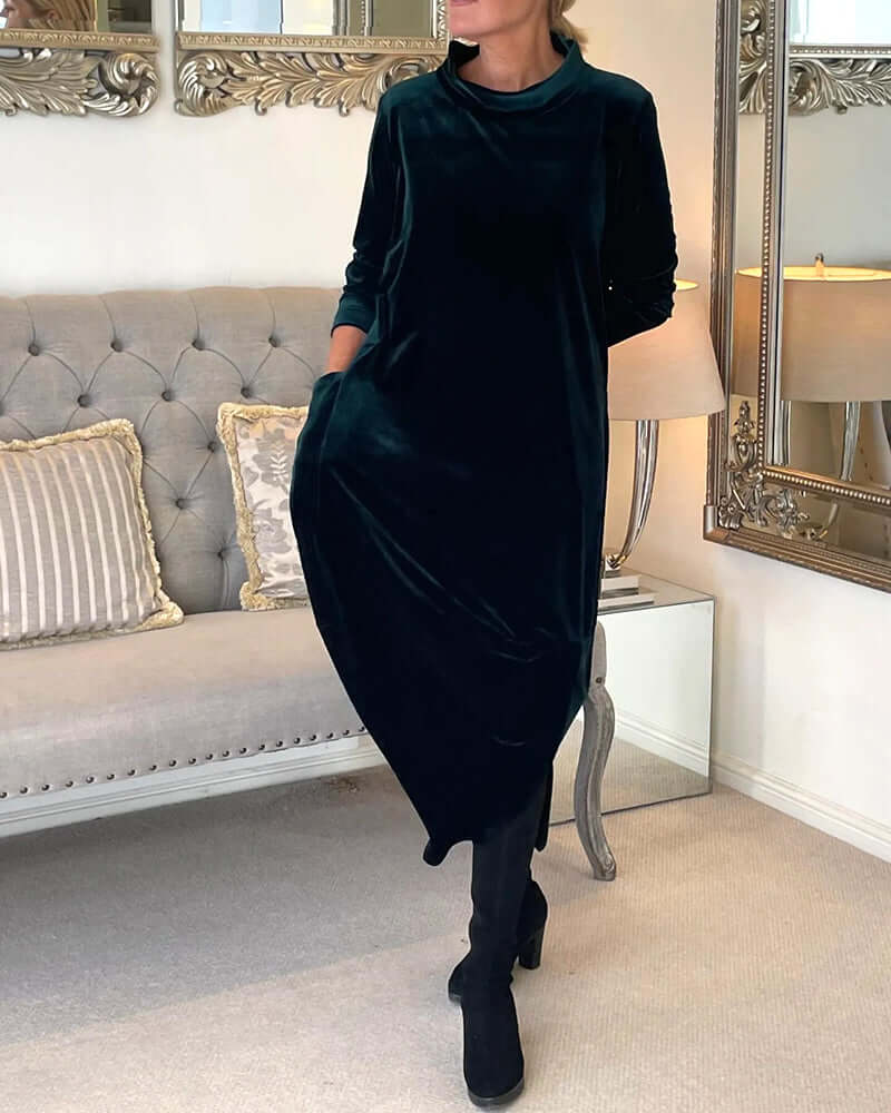 Nathalie - Wunderschönes Samtkleid
