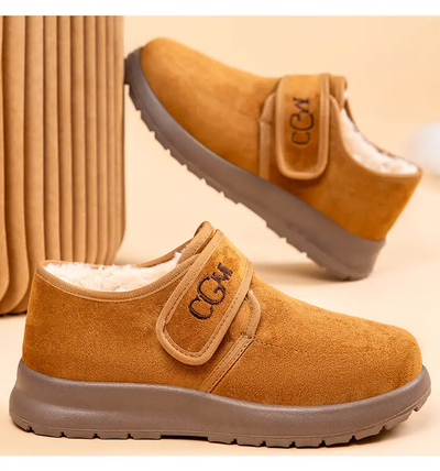 New, velvety, and thick winter snow boots with Velcro