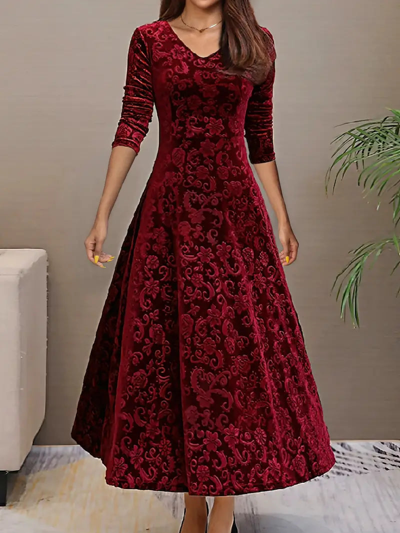 Yvonne | Stilvolles Blumenkleid