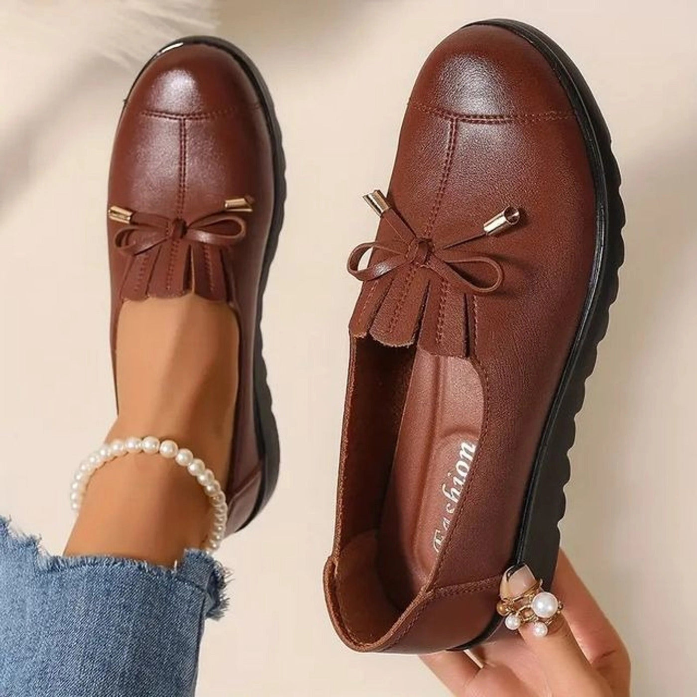 women's slip-on moccasins
