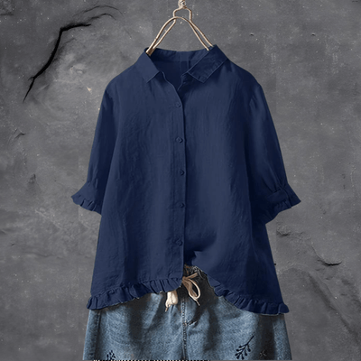 Livia | Elegante drapierte Bluse