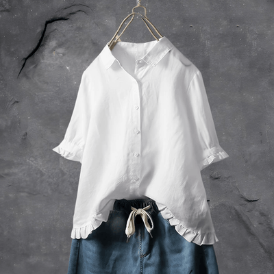 Livia | Elegante drapierte Bluse