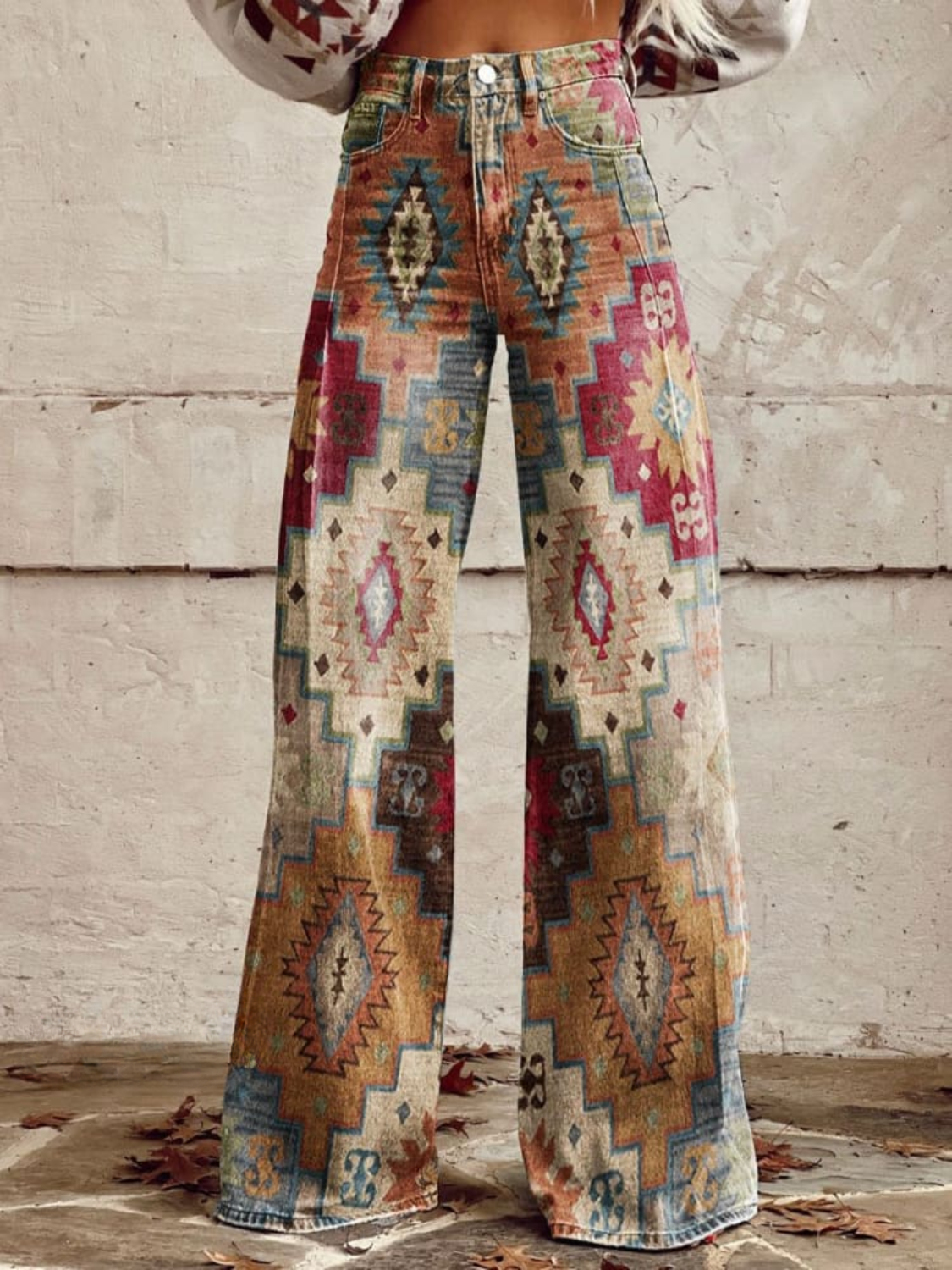 Charlotte – Vintage-Hose mit superweichem weitem Bein