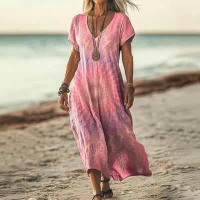 Piera | Kleid mit Farbverlaufsanhänger