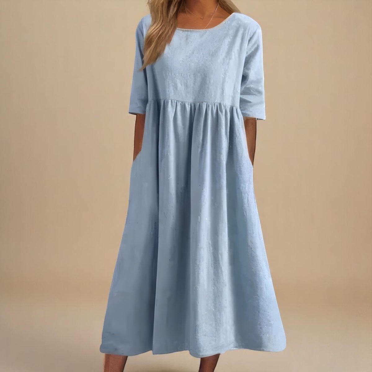 Sofia | Schmeichelndes Baumwollkleid