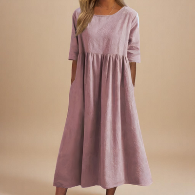 Sofia | Schmeichelndes Baumwollkleid