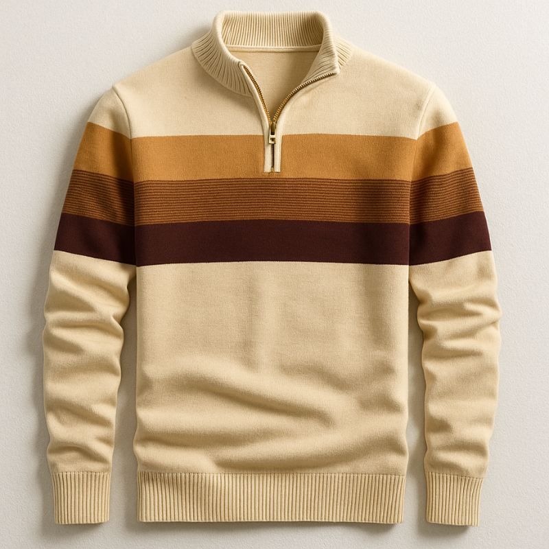 Bradford Pullover mit Viertelreißverschluss