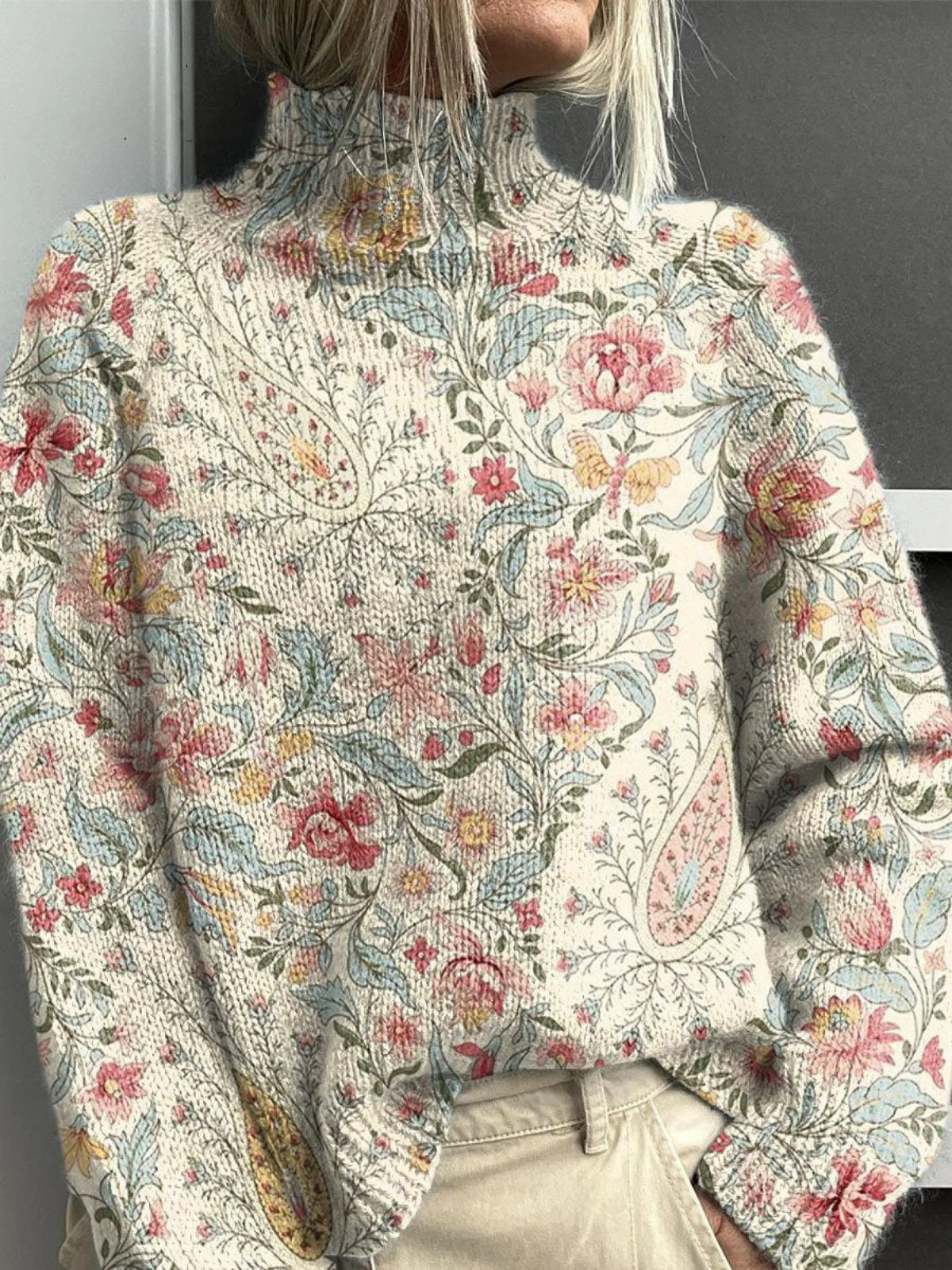 Heidi | Vintage Blossom Pullover