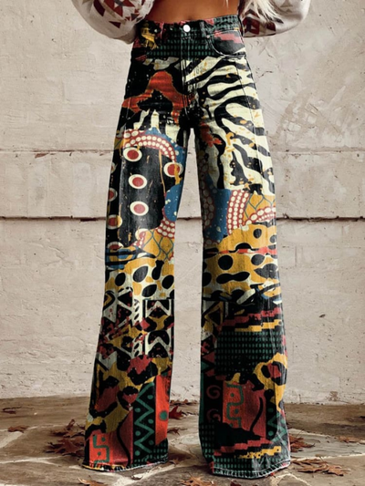 Mia - Modern Colorful Wide Leg Pants