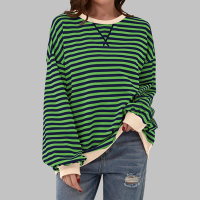 Lisa – Striped jumper in cotton blend