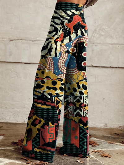 Mia - Modern Colorful Wide Leg Pants