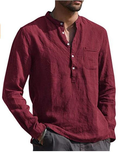 Ravin | Langarmshirt mit V-Ausschnitt
