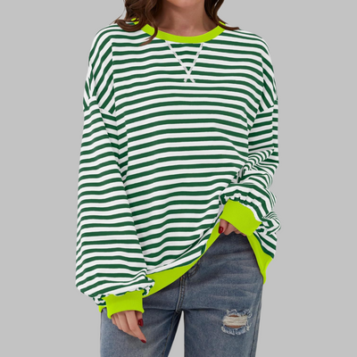 Lisa – Striped jumper in cotton blend