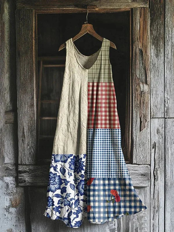 Suzon – Plaid Pattern Dress