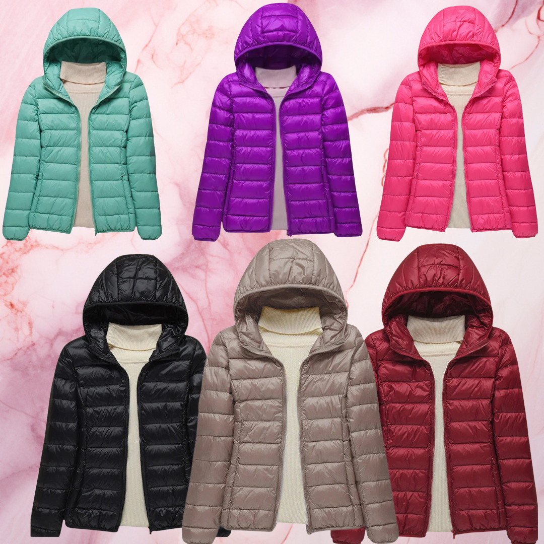 Georgina | Leichtdaunenjacke mit Kapuze