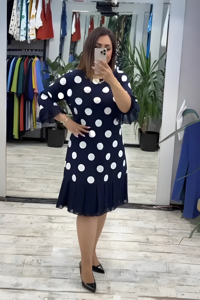 Rosa | Leichtes Polka Dot Kleid