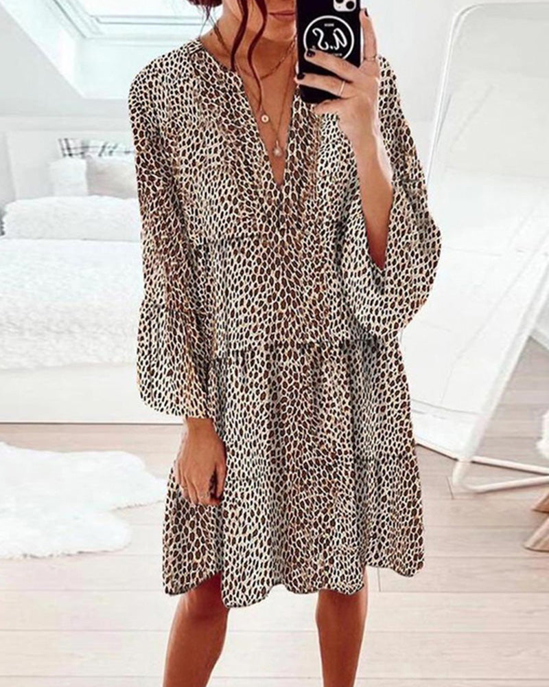 Rhea | Schickes Leopardenkleid