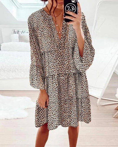 Rhea | Schickes Leopardenkleid
