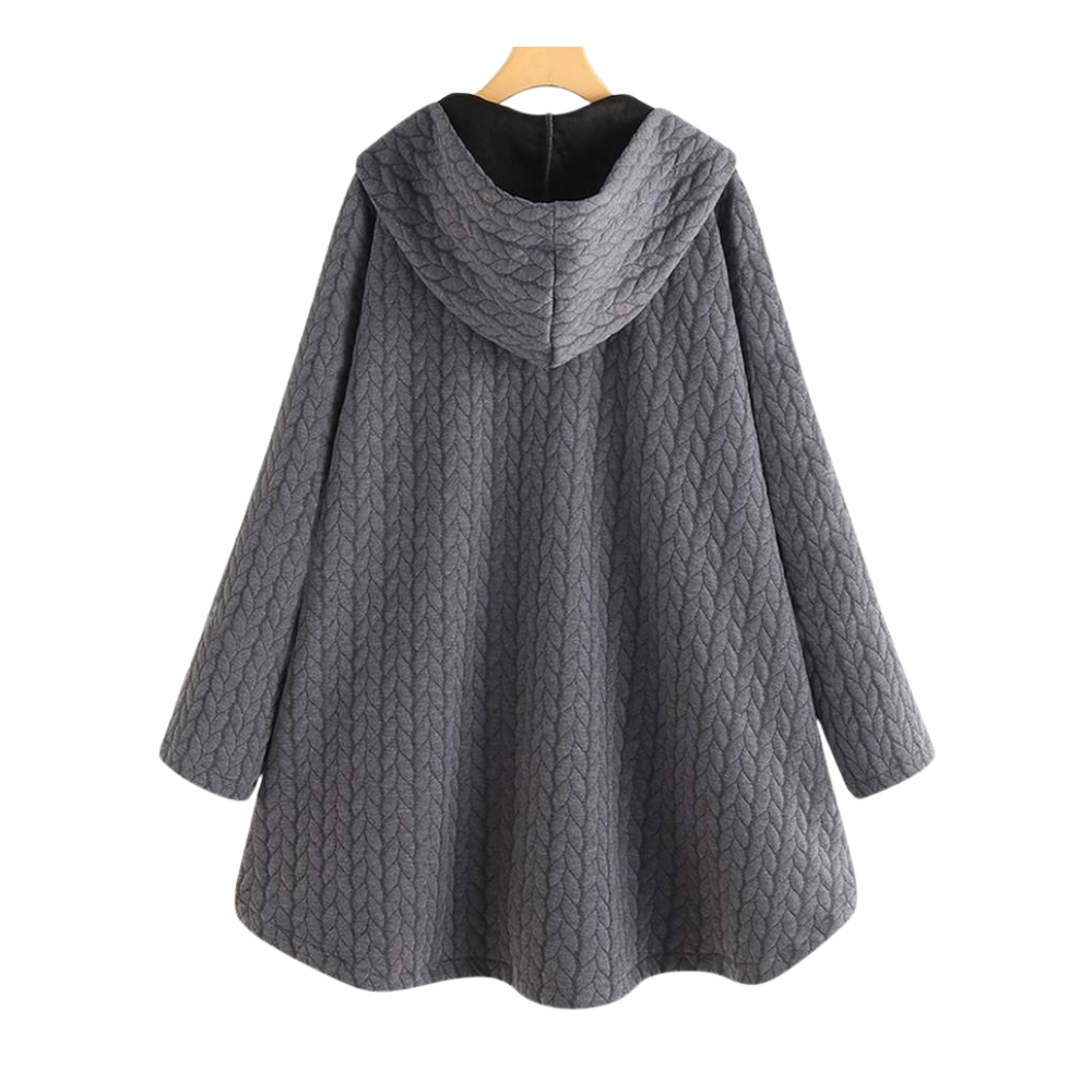 Josefin | Elegante Stepp-Kapuzenjacke mit Knöpfen