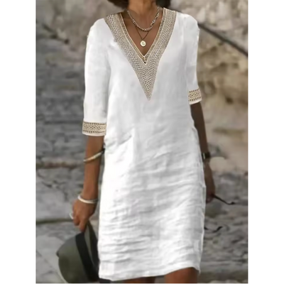 Celestine | Dieses weiße Kleid, das Ihre natürliche Eleganz offenbart