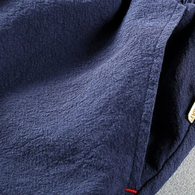 Sam | Locker geschnittene Leinenmisch-Hose