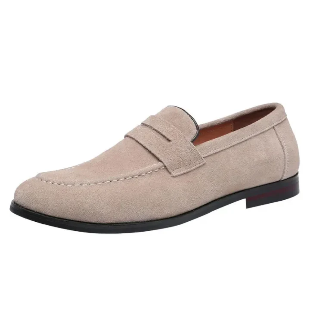Klassische Penny Loafer aus Wildleder