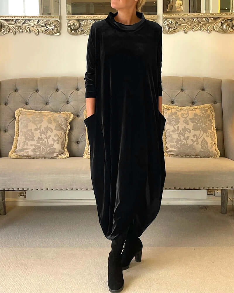 Nathalie - Wunderschönes Samtkleid
