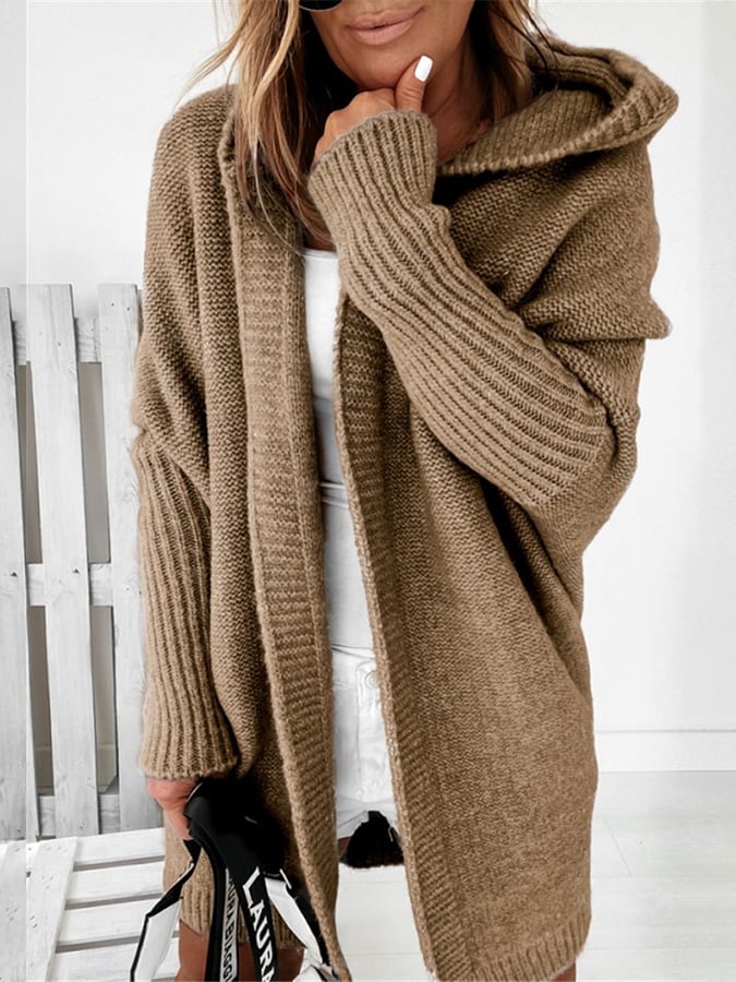 Isalure | Strickjacke mit Kapuze