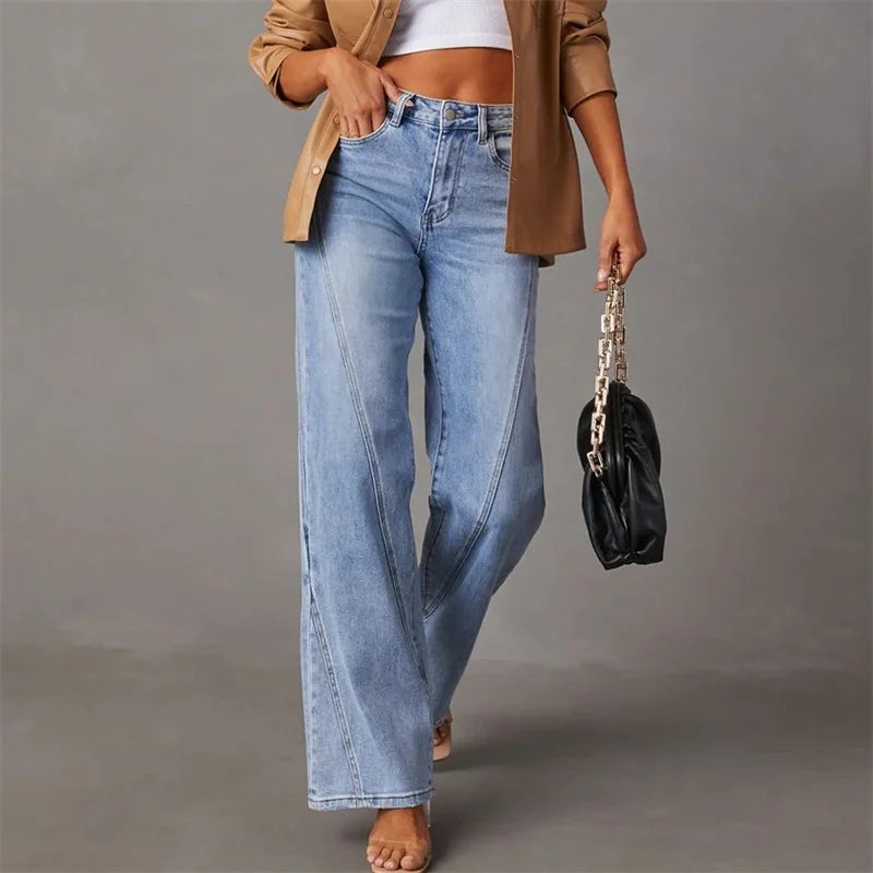 Alvara | Jeans mit hoher Taille und geradem Bein