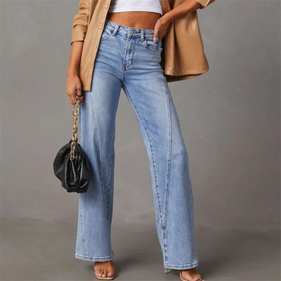 Alvara | Jeans mit hoher Taille und geradem Bein