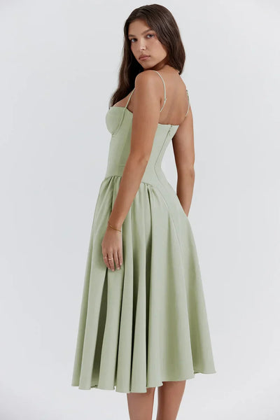 Ilona | Weich fließendes Midikleid