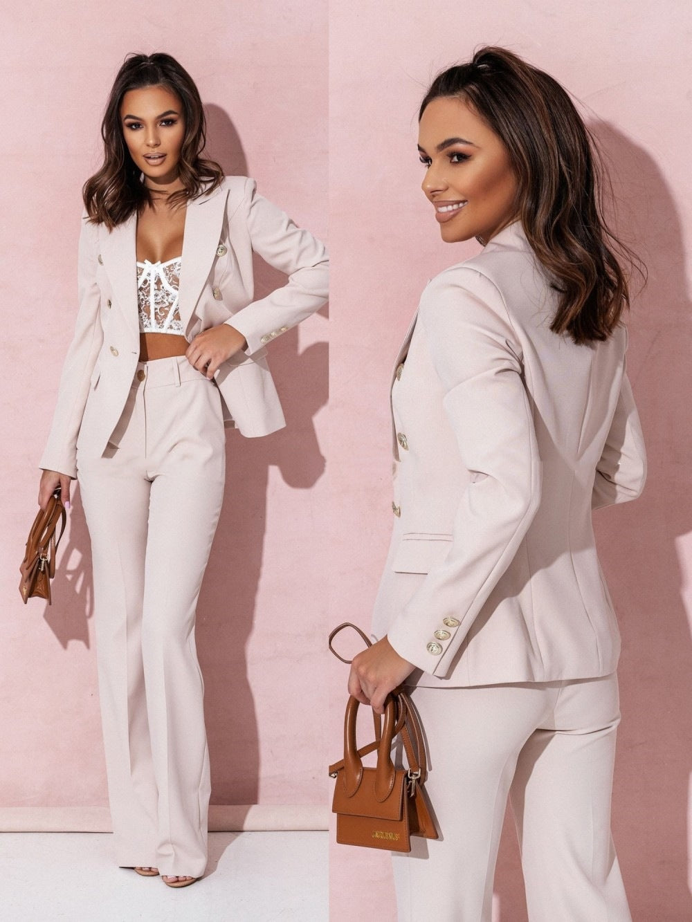 Sabrine | Schickes zweiteiliges Blazer-Outfit-Set