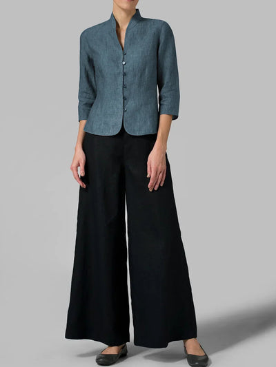 Seraphina | Bluse mit luxuriösem Kragen