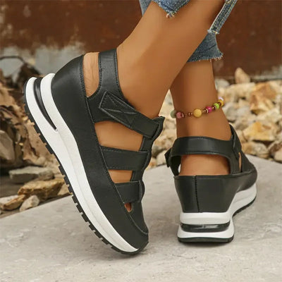 Orthopädische Sandalen mit geschlossener Zehenpartie für Damen