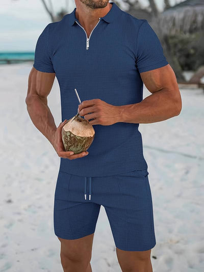 Alwin | Klassisches zweiteiliges Urlaubs-Outfit-Set