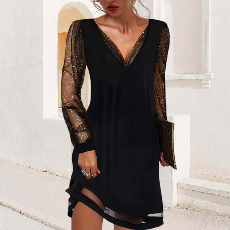 Matilda™ | Klassisches Abendkleid mit V-Ausschnitt für Damen 