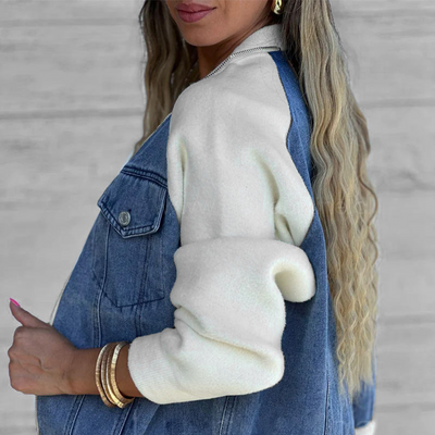 Felicia | Einzigartige Jeansjacke mit Vintage-Touch