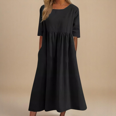 Sofia | Schmeichelndes Baumwollkleid
