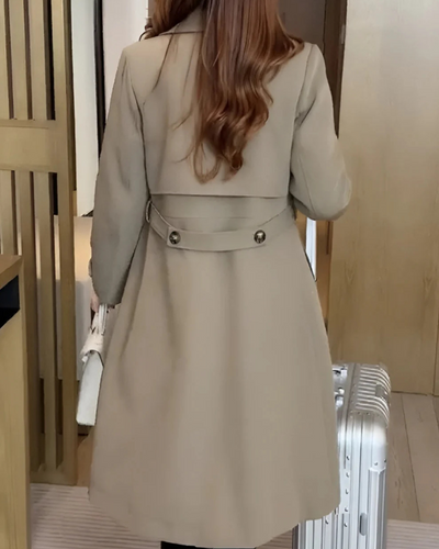 Zweireihiger Trenchcoat für Damen