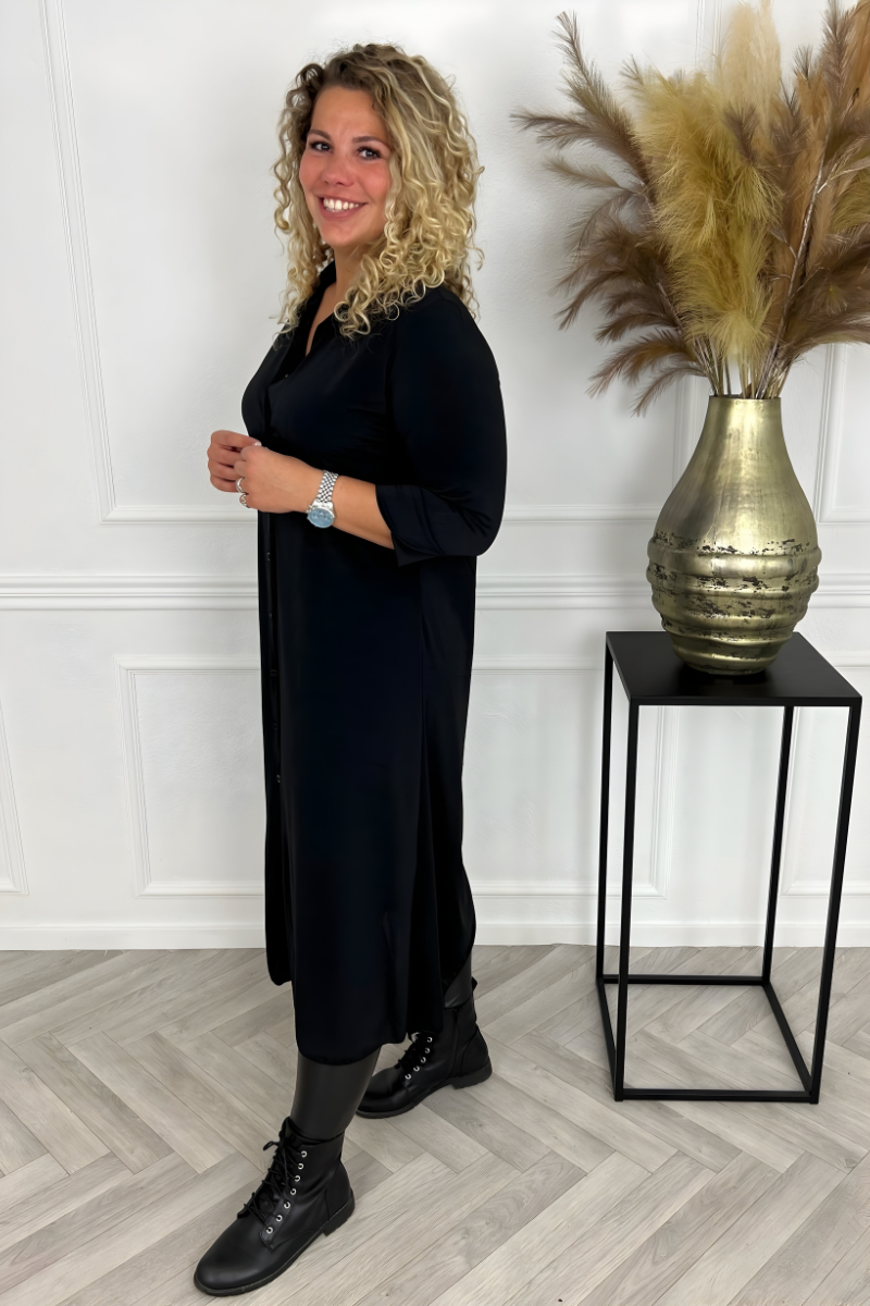 Olivia | Maxi-Hemdkleid aus knitterfreier Seide