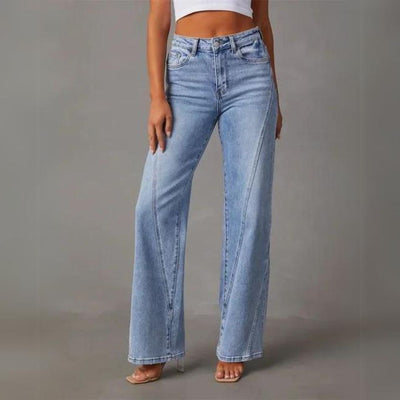 Alvara | Jeans mit hoher Taille und geradem Bein