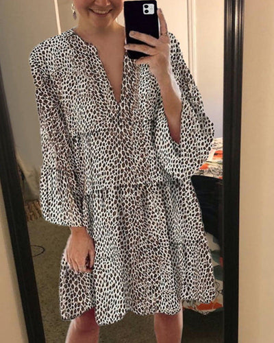 Rhea | Schickes Leopardenkleid