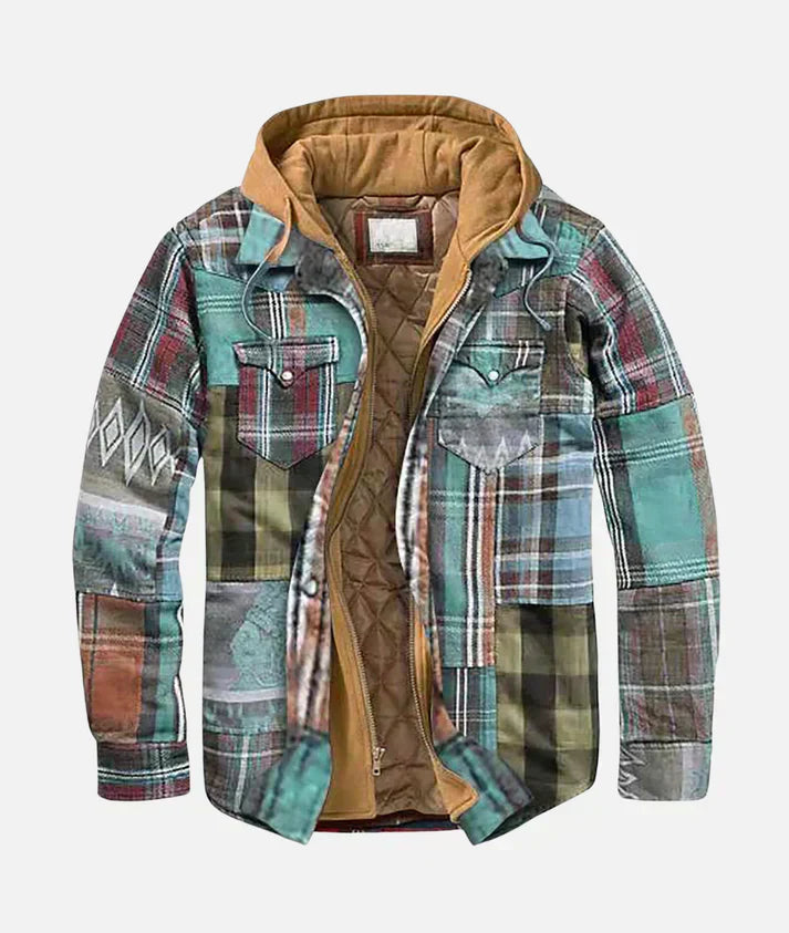Gabriel | Patchwork Check Jacket