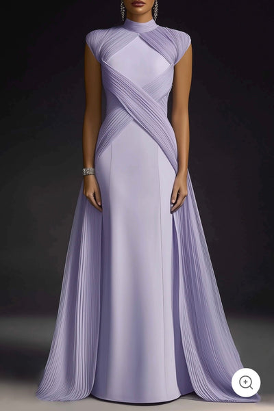 Eloré | Skulpturales Abendkleid in Lavendel
