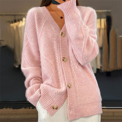 V-neck New Cashmere Cardigan