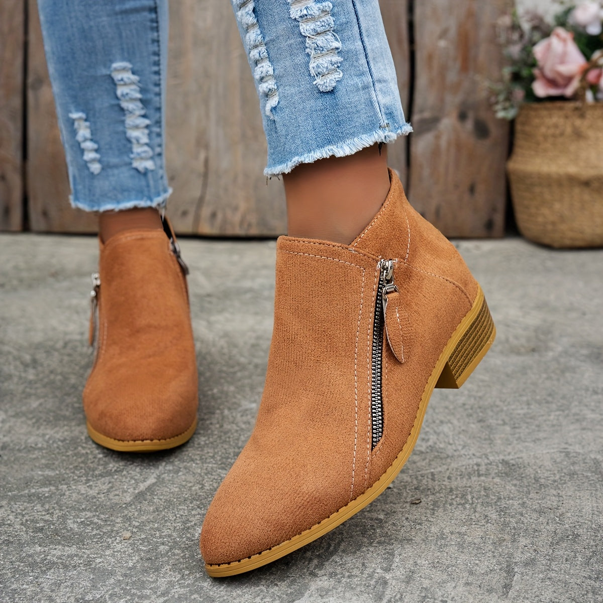 Trendige Damen Stiefeletten